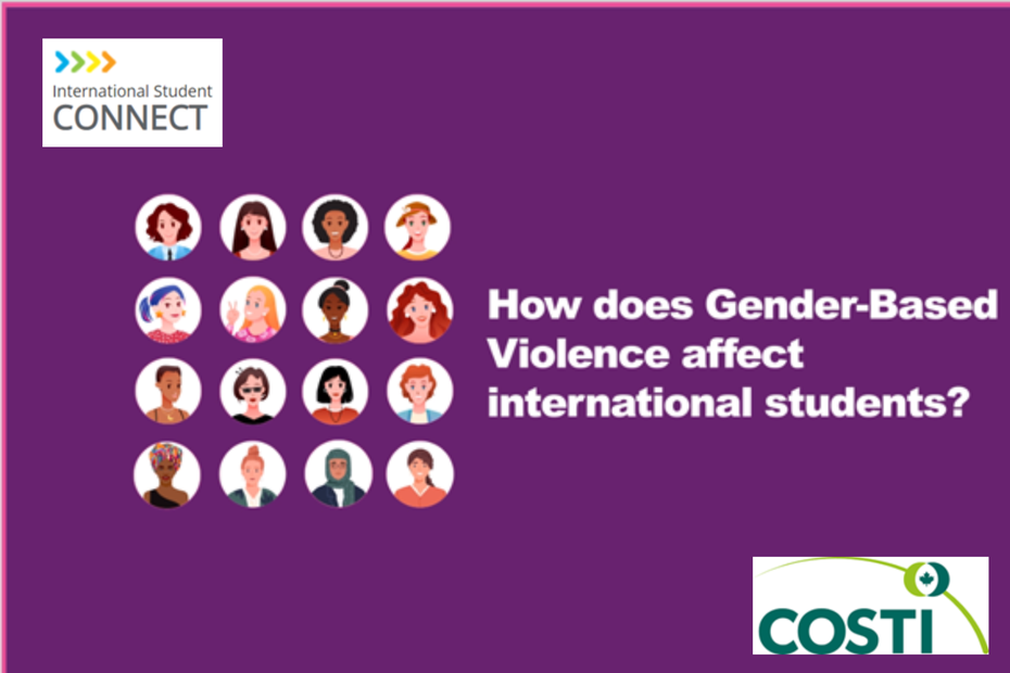 How does Gender-Based Violence affect international students?